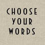 Your Words
