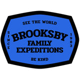 Personalized Family Flag Badge