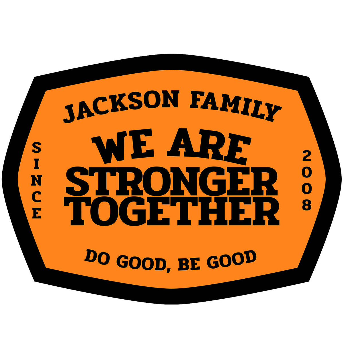 Personalized Family Flag Badge – Expedition Flag Co.